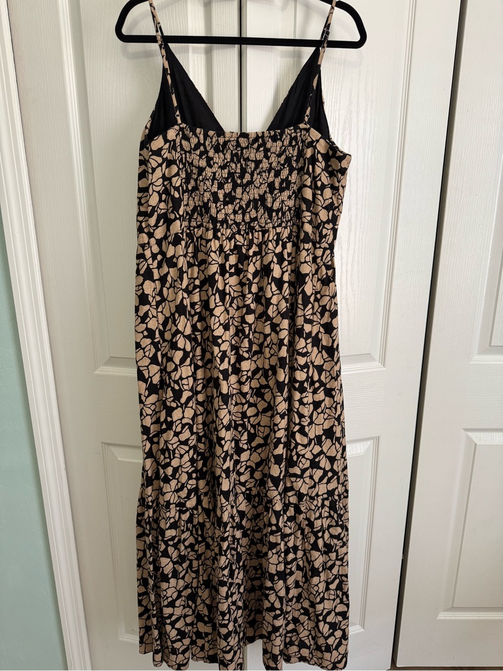 Abercrombie Linen Blend Button Down Floral Maxi Dress - Picture 5 of 5